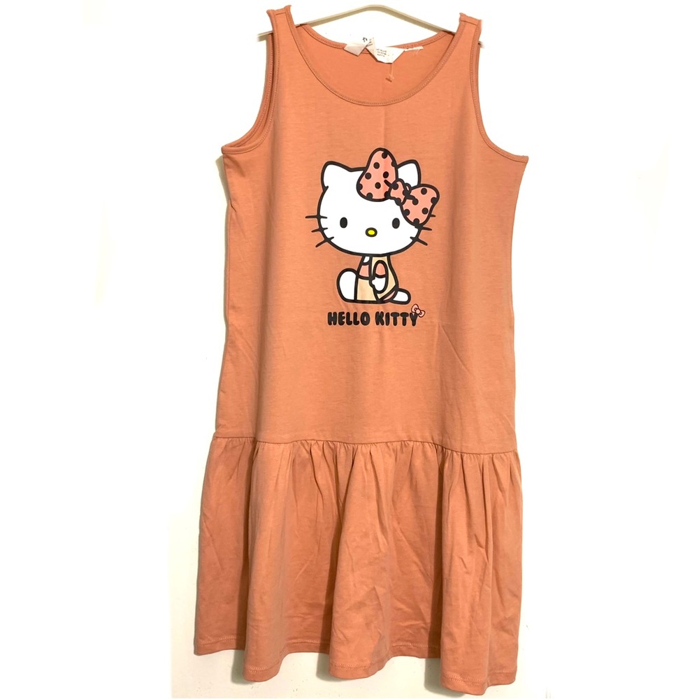 H&M Hello Kitty Girl’s Dress size US 8-10Y Sleeveless Sanrio Summer Dress NWOT
